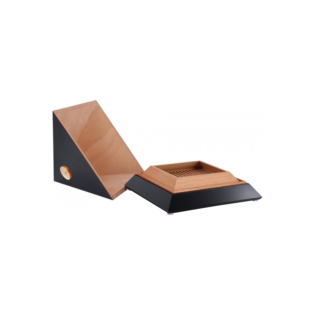 Cave à cigares Adorini Pyramid M - Noir