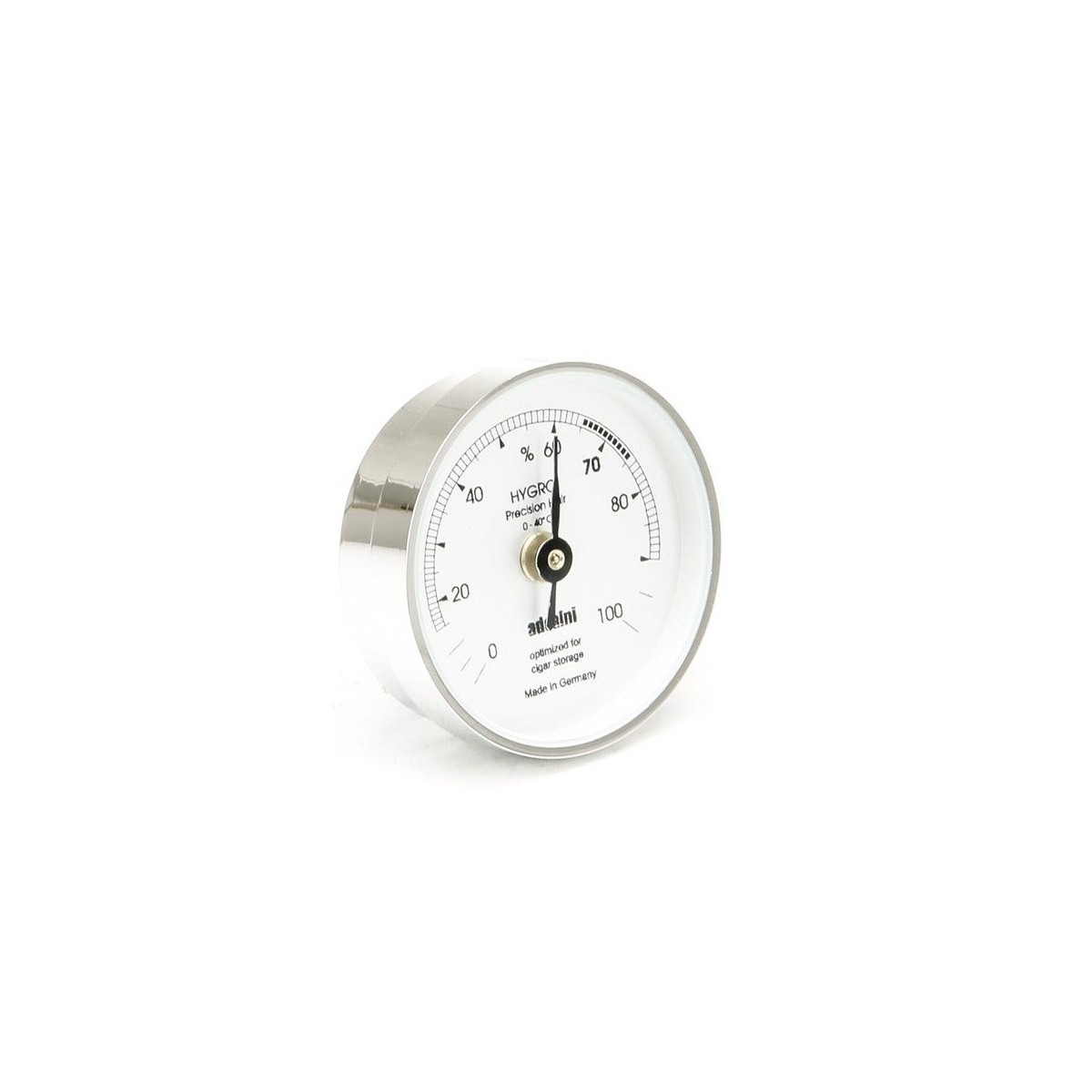 Hygromètre Adorini 45*16mm Argenté