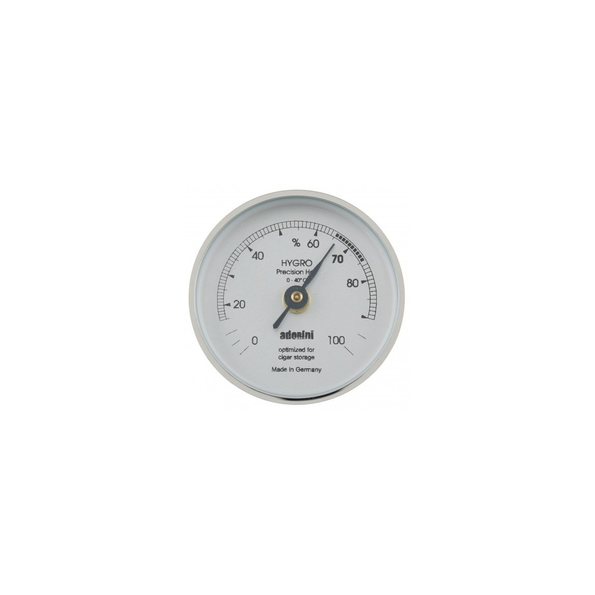 Hygromètre Adorini 45*16mm Argenté