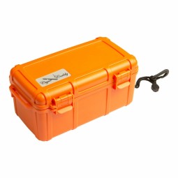 Cigar Caddy 15 cigares Cave de voyage Orange
