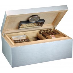 Adorini Cave à cigares Aluminium L - Deluxe