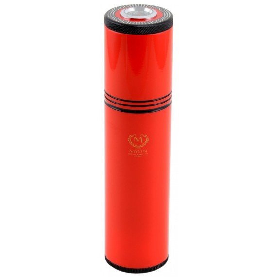 Tube de voyage Myon Aluminium 4 cigares Rouge