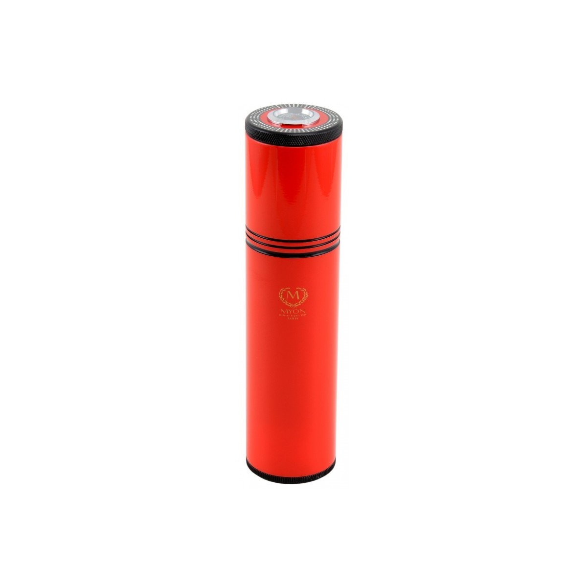 Tube de voyage Myon Aluminium 4 cigares Rouge