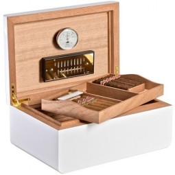 Adorini Cave à cigares Carrara L blanc - Deluxe