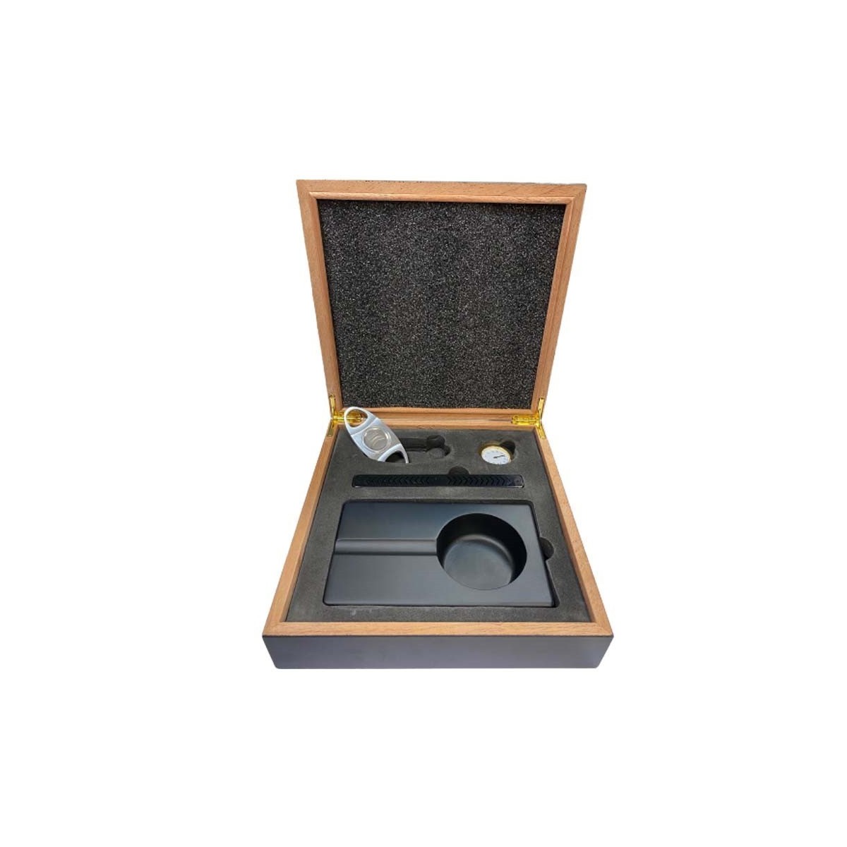 Cave noire avec cendrier et coupe-cigares Big Smoke