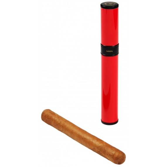Tube métal 1 cigare Racing Myon Rouge