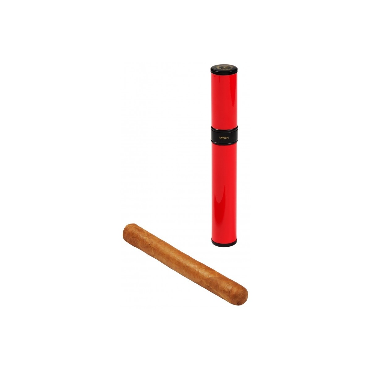 Tube métal 1 cigare Racing Myon Rouge