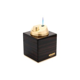 Briquet de Table Adorini Jet Ébène Doré Haute Brillance