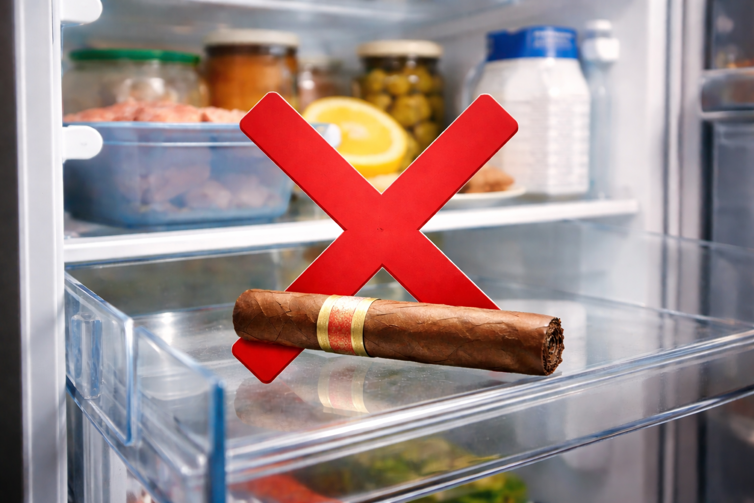 cigare dans frigo mauvaise idee
