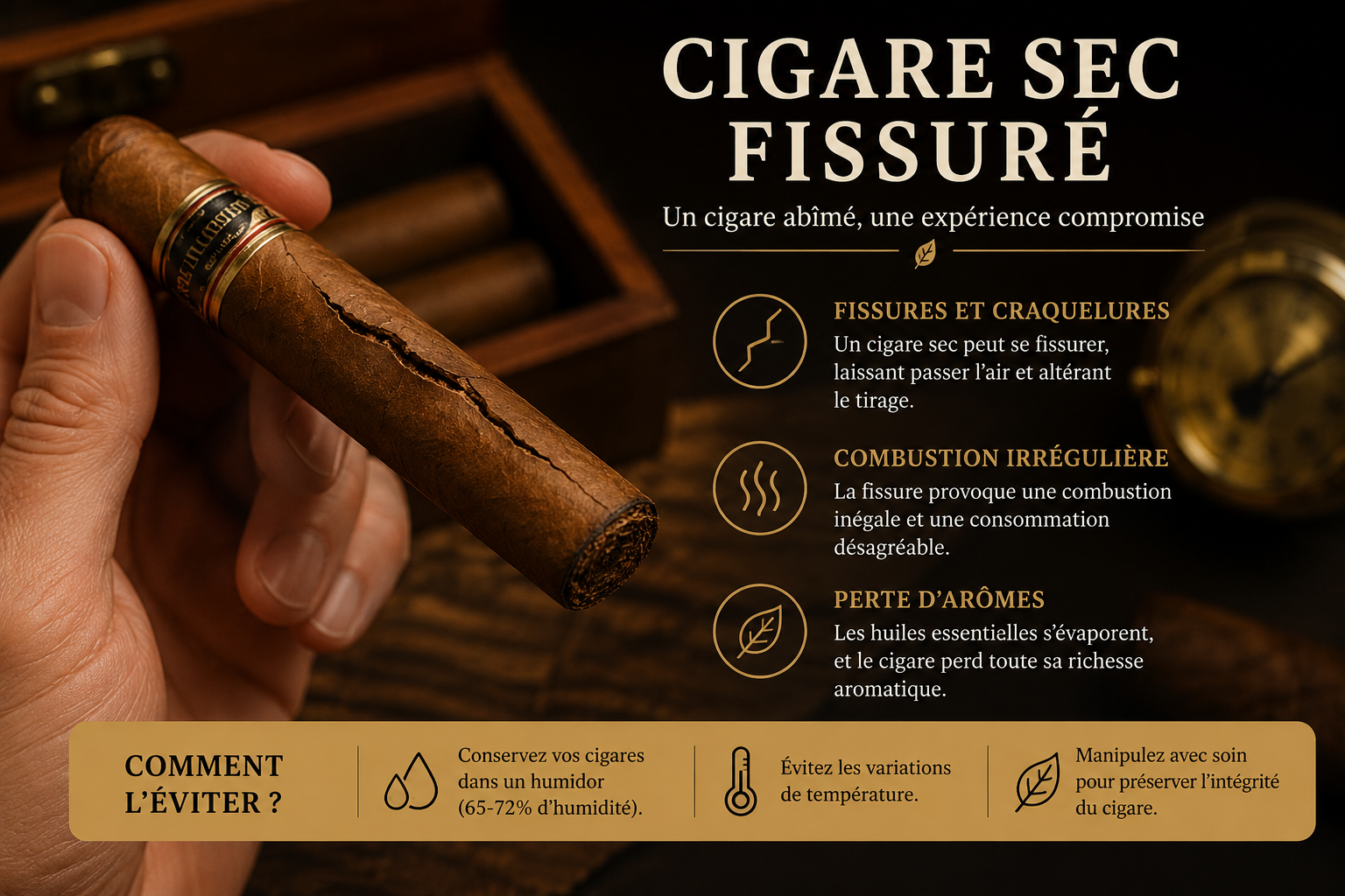 cigare abime fissure