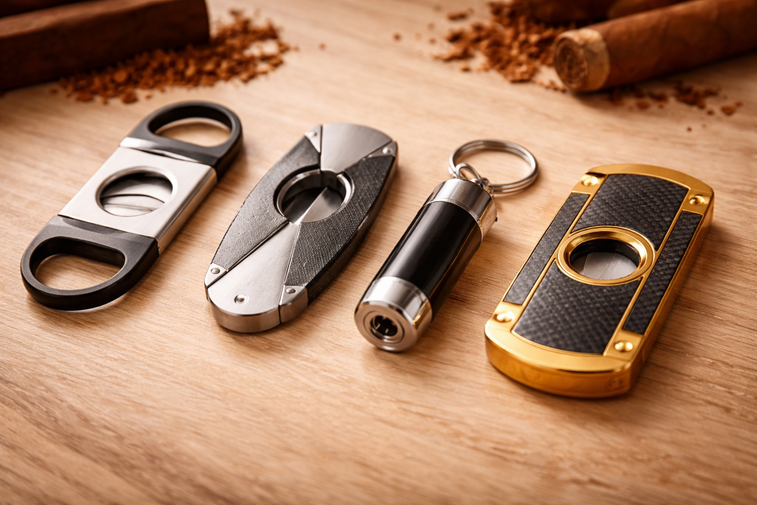 types coupe cigare guillotine v cut