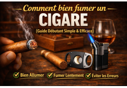 Comment bien fumer un cigare (guide simple pour débutant)