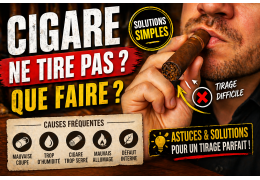 Mon cigare ne tire pas : que faire ? (solutions simples)