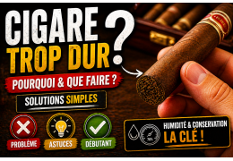 Pourquoi mon cigare est trop dur ? (causes et solutions)