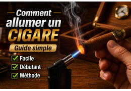 Comment allumer un cigare correctement (guide simple)