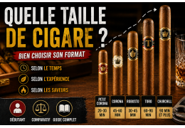Comment choisir la taille de son cigare ? (guide complet)