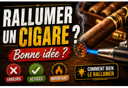 Peut-on rallumer un cigare ? (réponse + conseils)